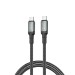 XO Кабель XO NBQ264A-CC USB Type-C - USB Type-C (M/M), 1 м, Black (NB-Q264A-CC.black)
