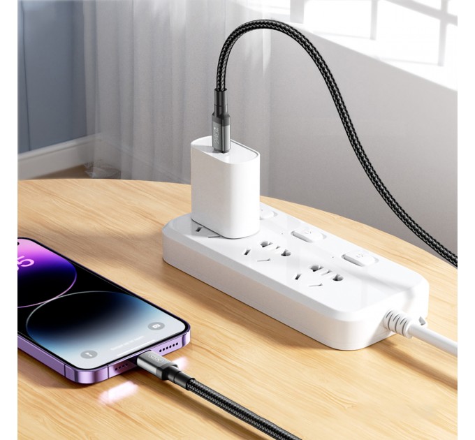 XO Кабель XO NBQ264A-CC USB Type-C - USB Type-C (M/M), 1 м, Black (NB-Q264A-CC.black)