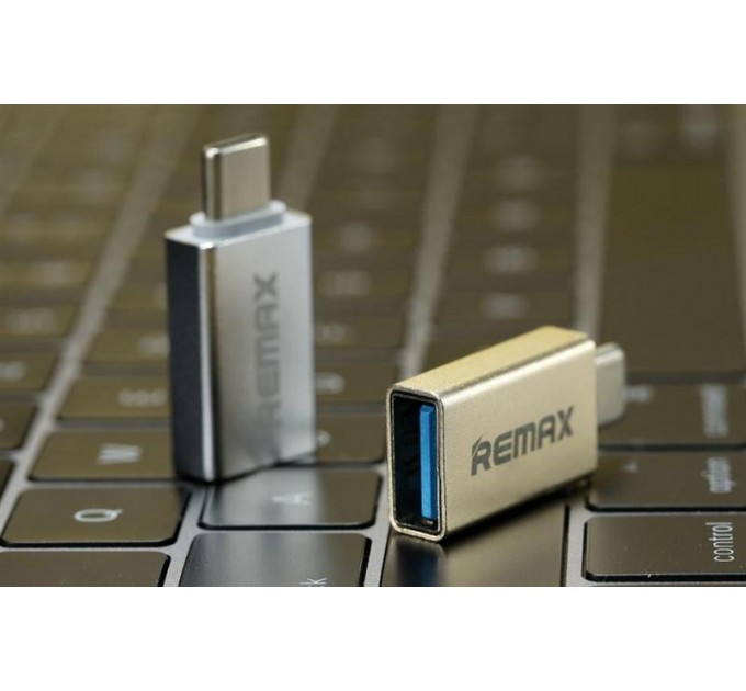 Адаптер Remax Glance USB-USB Type-C RA-OTG1 Silver (2000700004672)