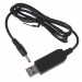 SK Кабель живлення SK USB-DC5.5mmx2.1 9V 1m Black (40002274412096.5x2.1)