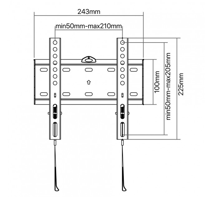 Satelit Кронштейн Satelit 19-49FIX200 (VESA200х200)