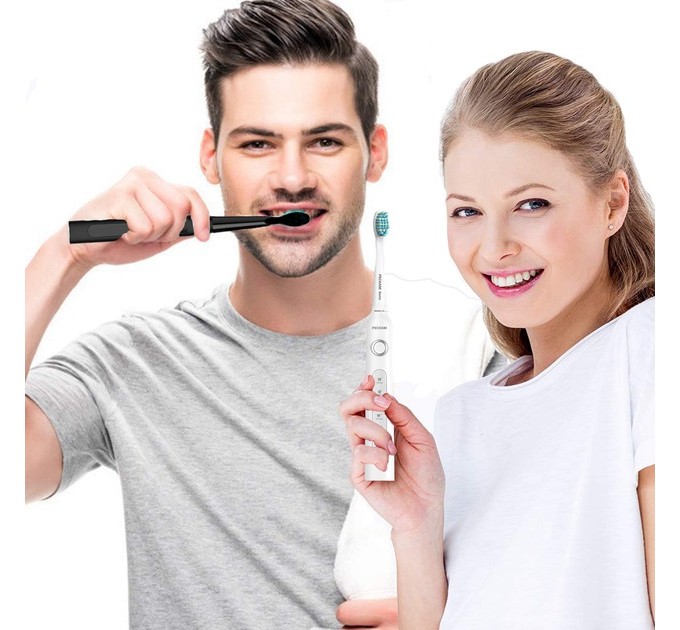 Набір зубних щіток Pecham Black and White Travel Set PC-084 (0290119010100)