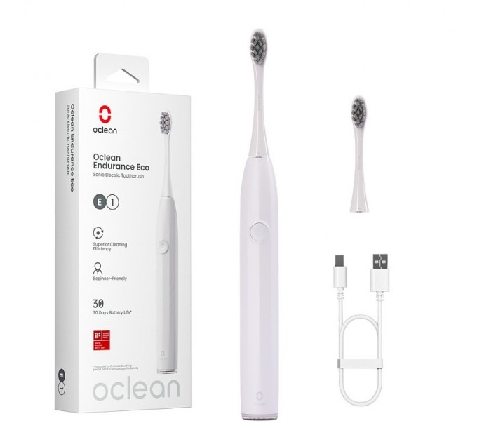 Oclean Розумна зубна електрощітка Oclean Endurance Eco Electric Toothbrush White (6970810553338)