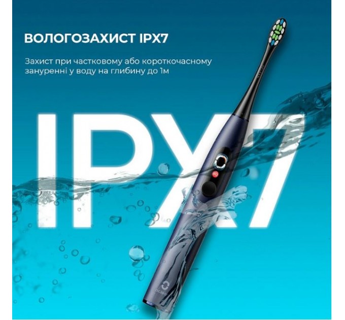 Oclean Розумна зубна електрощітка Oclean X Pro Digital Electric Toothbrush Dark Blue (6970810553482)