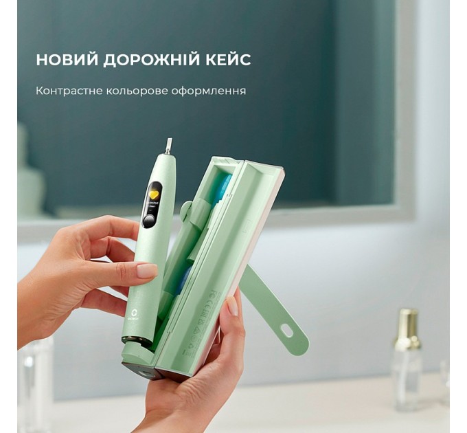 Oclean Розумна зубна електрощітка Oclean X Ultra Set Green (OLED) (6970810553505)