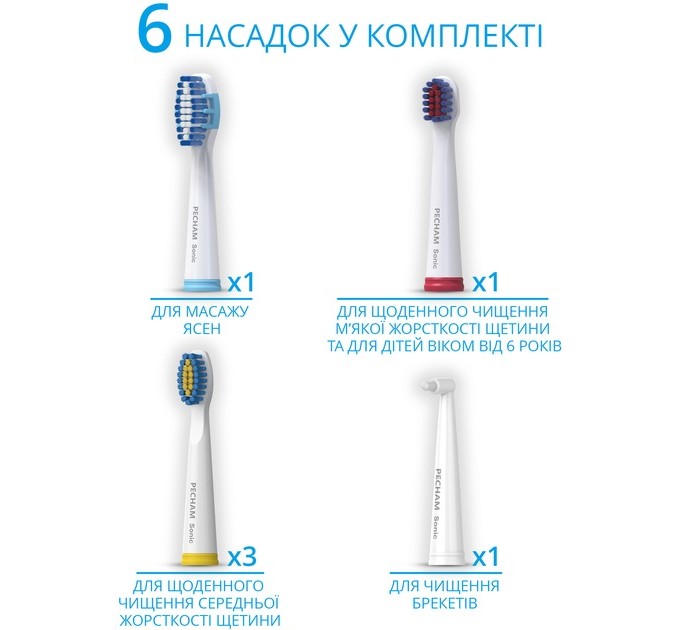 Pecham Електрична зубна щітка Pecham White Travel PC-081