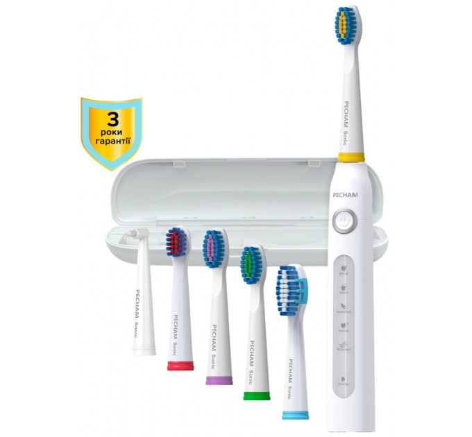 Pecham Електрична зубна щітка Pecham White Travel PC-081