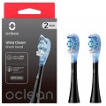Oclean Насадка для зубної електрощітки Oclean UC02 B02 Ultra Clean Brush Head Black (2 шт) (6970810553543)