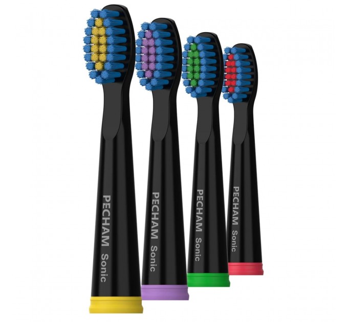 Pecham Насадки для зубної щітки Pecham Travel Black (0290119080301)