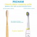 Pecham Насадки для зубної щітки Pecham White (0290119080806)