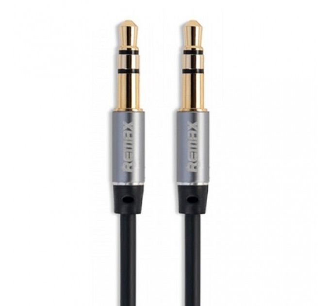Remax Аудіо-кабель Remax RL-L100 3.5 мм - 3.5 мм (M/M), 1 м, Black (2000700007123)