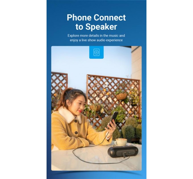 Vention Кабель Vention Audio 3.5 мм - 3.5 мм (M/M), 1 м, Metal Type, чорний/сріблястий (BAPHF)