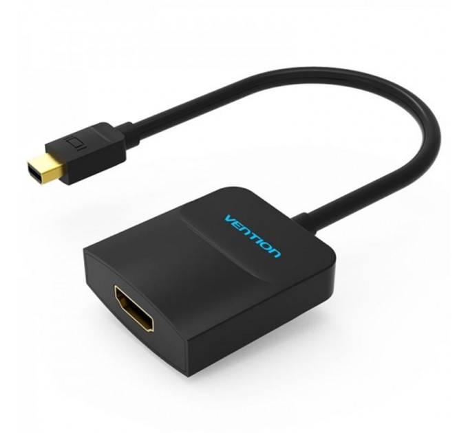Адаптер Vention mini DisplayPort - HDMI (M/F), 0.15 м, Black (HBCBB)