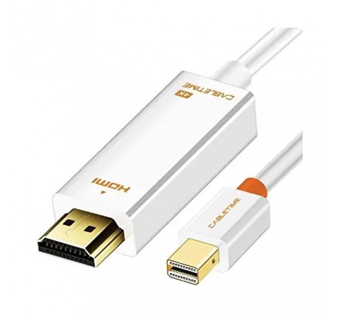 Адаптер Сabletime mini DisplayPort - HDMI (M/M), 0.2 м, White (CP27B)