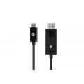 2E Кабель 2E Displayport - USB Type-C (M/M), 1 м, Black (2E-W1402)
