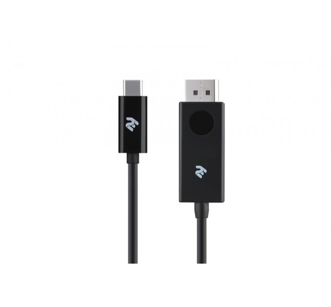2E Кабель 2E Displayport - USB Type-C (M/M), 1 м, Black (2E-W1402)