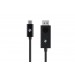 2E Кабель 2E Displayport - USB Type-C (M/M), 1 м, Black (2E-W1402)