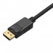 Prologix Кабель Prologix DisplayPort - DVI (M/M), 1 м, Black (PR-DP-DVI-P-04-30-1m)