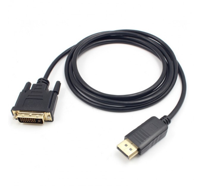 Prologix Кабель Prologix DisplayPort - DVI (M/M), 1 м, Black (PR-DP-DVI-P-04-30-1m)