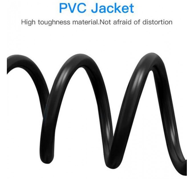 Кабель Vention DisplayPort - DisplayPort (M/M), 1 м, чорний (HACBF)