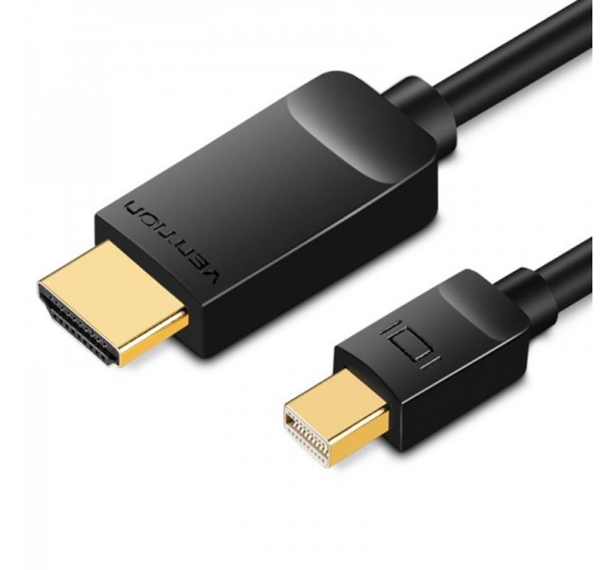 Vention Кабель Vention mini DisplayPort - HDMI (M/M), 1.5 м, Black (HAHBG)