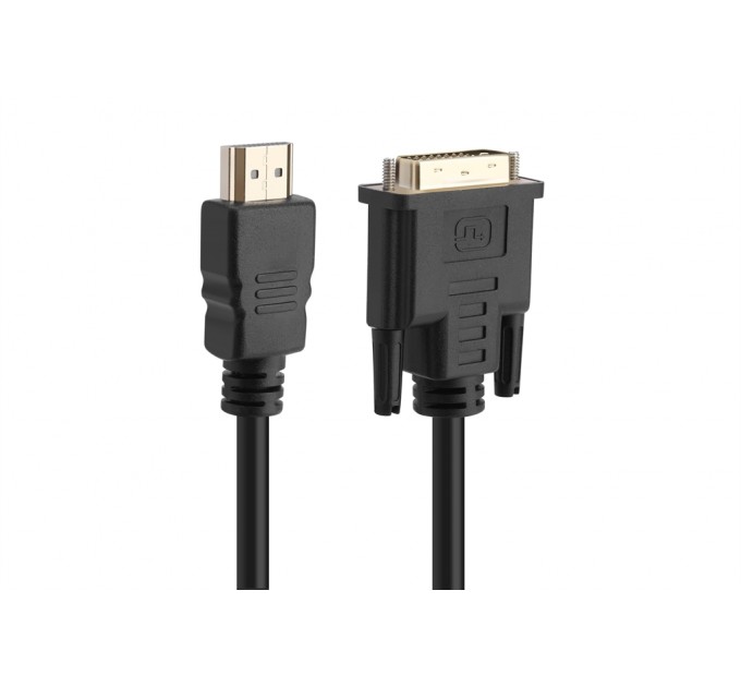 Prologix Кабель Prologix Premium HDMI - DVI V 1.3 (M/M), Single Link, 18+1, 0.5 м, Black (PR-HDMI-DVI-P-01-30-05m)