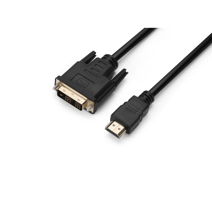 Prologix Кабель Prologix Premium HDMI - DVI V 1.3 (M/M), Single Link, 18+1, 0.5 м, Black (PR-HDMI-DVI-P-01-30-05m)