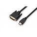 Prologix Кабель Prologix Premium HDMI - DVI V 1.3 (M/M), Single Link, 18+1, 0.5 м, Black (PR-HDMI-DVI-P-01-30-05m)