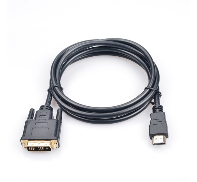Prologix Кабель Prologix Premium HDMI - DVI V 1.3 (M/M), Single Link, 18+1, 0.5 м, Black (PR-HDMI-DVI-P-01-30-05m)