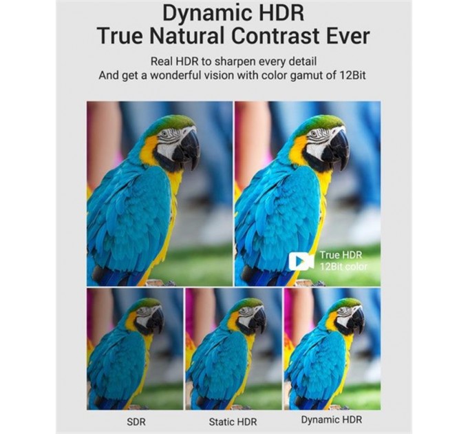 Кабель Vention HDMI - HDMI v.2.1 (M/M), 1.5 м, Black (AALBG)