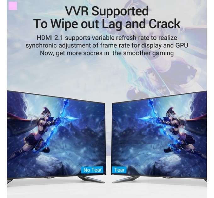 Vention Кабель Vention HDMI-HDMI, 2 m, v2.1 (AALBH)