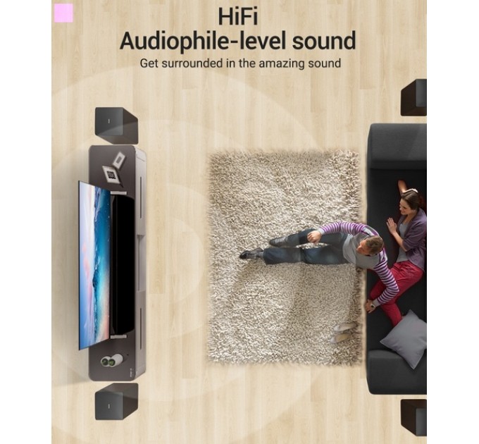 Vention Кабель Vention HDMI-HDMI, 2 m, v2.1 (AALBH)