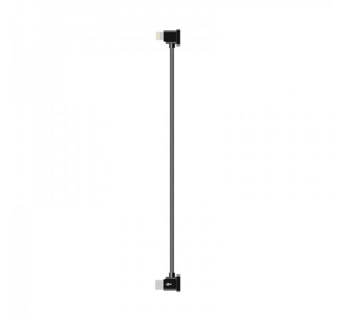 Goojodoq Кабель Goojodoq Type-C-Lightning для пульта квадрокоптера DJI Mavic 3 / Air 2 / Air 2S / Mini 2 / Mini 3 Pro 0.3м Black (100500392440660-30TL)