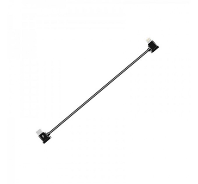 Goojodoq Кабель Goojodoq Type-C-Lightning для пульта квадрокоптера DJI Mavic 3 / Air 2 / Air 2S / Mini 2 / Mini 3 Pro 0.3м Black (100500392440660-30TL)