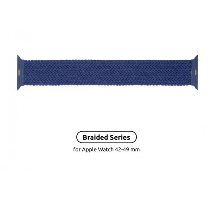 Armorstandart Ремінець Armorstandart Braided Solo Loop для Apple Watch 42mm/44mm/45mm/49mm Atlantic Blue Size 10 (172 mm) (ARM58080)