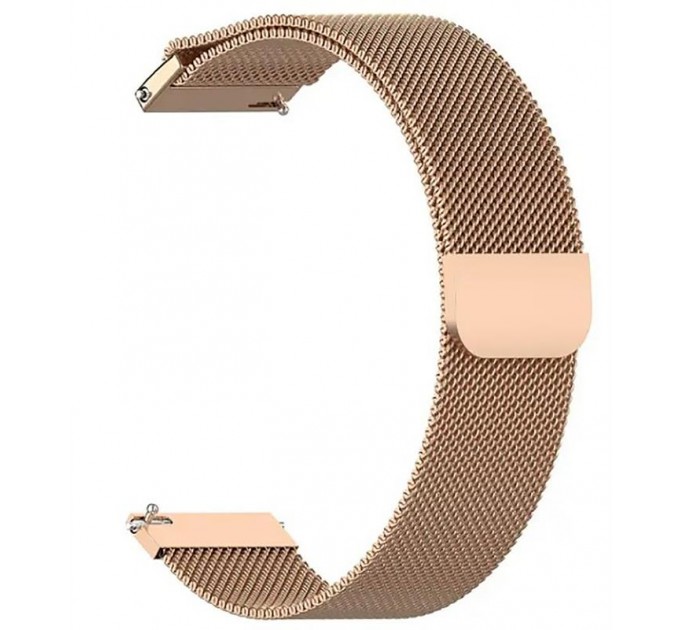 BeCover Ремінець BeCover Milanese Style для Xiaomi Amazfit Bip (22mm) Lite/Bip S Lite/GTR 42mm/GTS/TicWatch S2/TicWatch E/GTS 3/GTS 2 mini Brown (707736)