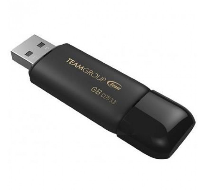 USB флеш накопичувач Team 64GB C175 Pearl Black USB 3.1 (TC175364GB01)