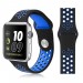 BeCover Ремінець BeCover Nike Style для Samsung Galaxy (20mm)/Watch 5/ Watch 4 40/44mm/Watch 4 Classic 42mm/Watch Active/Active 2 40/44mm/Watch 3 41mm/Gear S2/Classic/Gear Sport Black-Blue (705692)