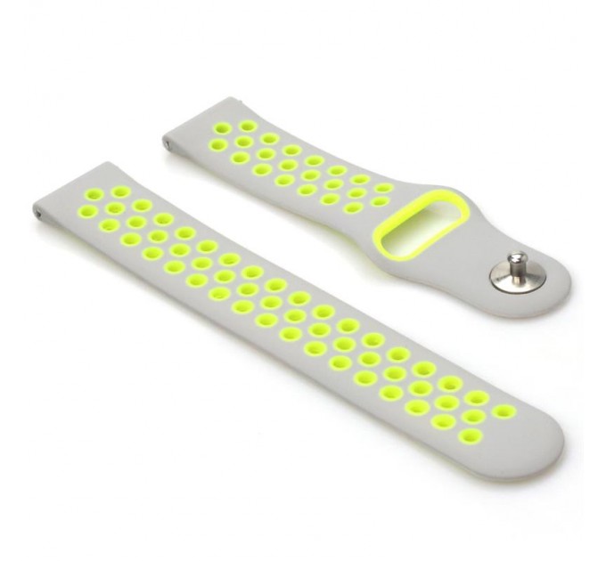 BeCover Ремінець BeCover Nike Style для Samsung Galaxy Watch 46mm/Watch 3 45mm/Gear S3 Classic/Gear S3 Frontier Grey-Green (705789)