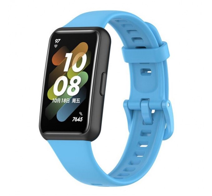 BeCover Силіконовий ремінець BeCover для Huawei Band 7/Honor Band 7 Blue (709458)