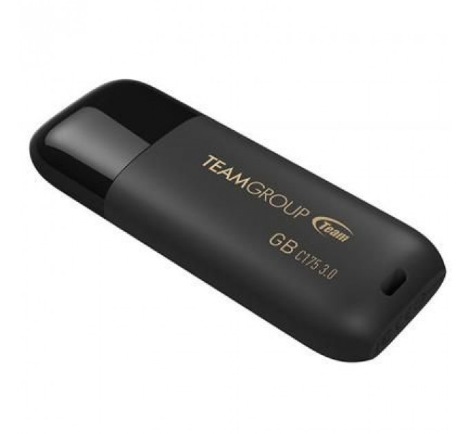USB флеш накопичувач Team 128GB C175 Pearl Black USB 3.1 (TC1753128GB01)