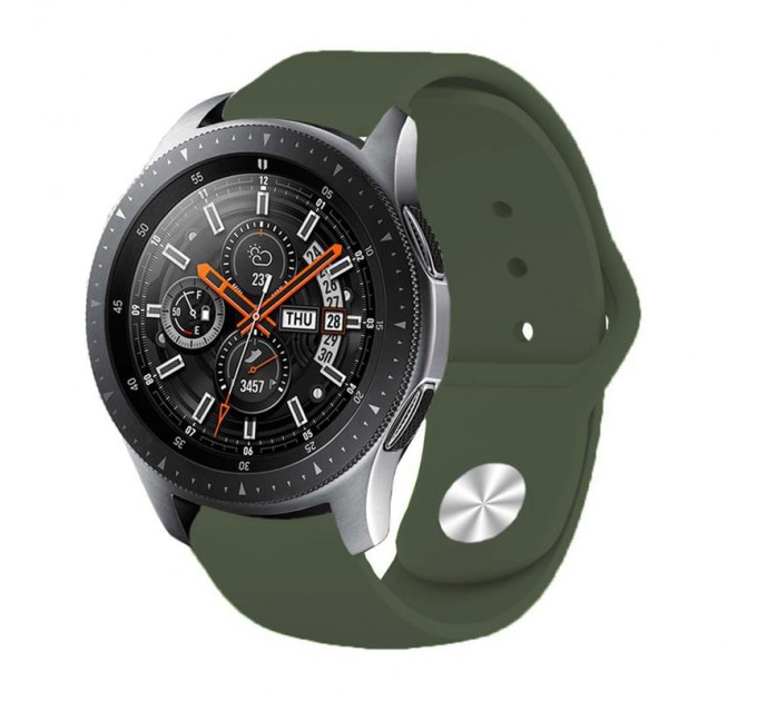 BeCover Силіконовий ремінець BeCover для Samsung Galaxy Watch 46mm/Watch 3 45mm/Gear S3 Classic/Gear S3 Frontier Khaki (706324)