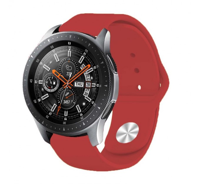 Силіконовий ремінець BeCover для Samsung Galaxy Watch 46mm/Watch 3 45mm/Gear S3 Classic/Gear S3 Frontier Red (706308)