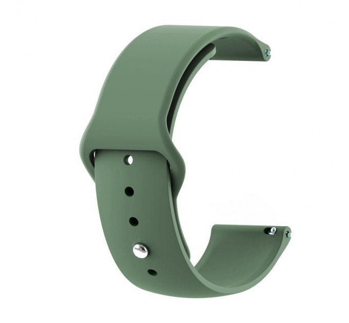BeCover Силіконовий ремінець BeCover для Xiaomi iMi KW66/Mi Watch Color/Haylou LS01/Watch S1 Active Pine-Green (706362)
