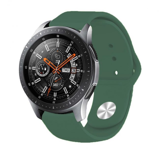 BeCover Силіконовий ремінець BeCover для Xiaomi iMi KW66/Mi Watch Color/Haylou LS01/Watch S1 Active Pine-Green (706362)