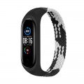 BeCover Ремінець BeCover Elastic Nylon Style для Xiaomi Mi Smart Band 5/Mi Smart Band 6 Size M Black/White (706147)