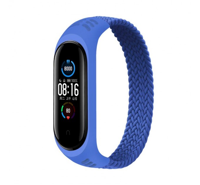 BeCover Ремінець BeCover Elastic Nylon Style для Xiaomi Mi Smart Band 5/Mi Smart Band 6 Size M Deep Blue (706149)