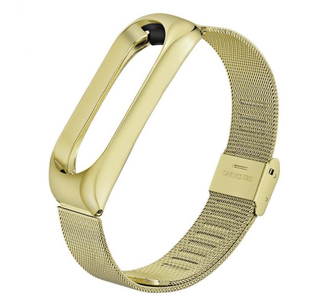 BeCover Ремінець BeCover Metal для Xiaomi Mi Band 4/3 Gold (704653)