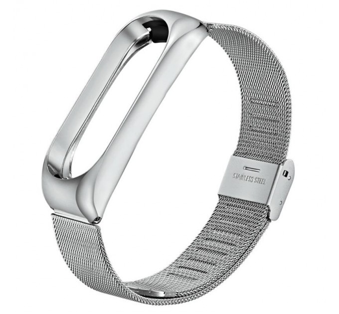 BeCover Ремінець BeCover Metal для Xiaomi Mi Band 4/3 Silver (704652)