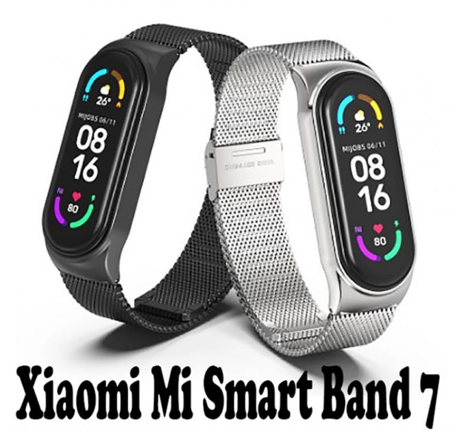 BeCover Ремінець BeCover Metal для Xiaomi Mi Smart Band 7 Gold (707495)